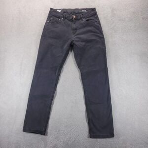 Mugsy Jeans Mens 32x30 Gray Willys Slim Tapered Stretch Minimalist Preppy